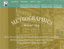 Tablet Screenshot of metrographicsprinters.com